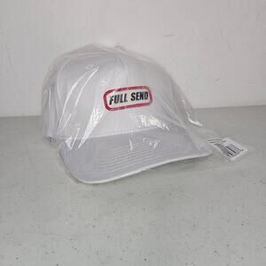 Full Send Golf Embroidered Snapback Birdie Hat Cap New Sealed White Red Black